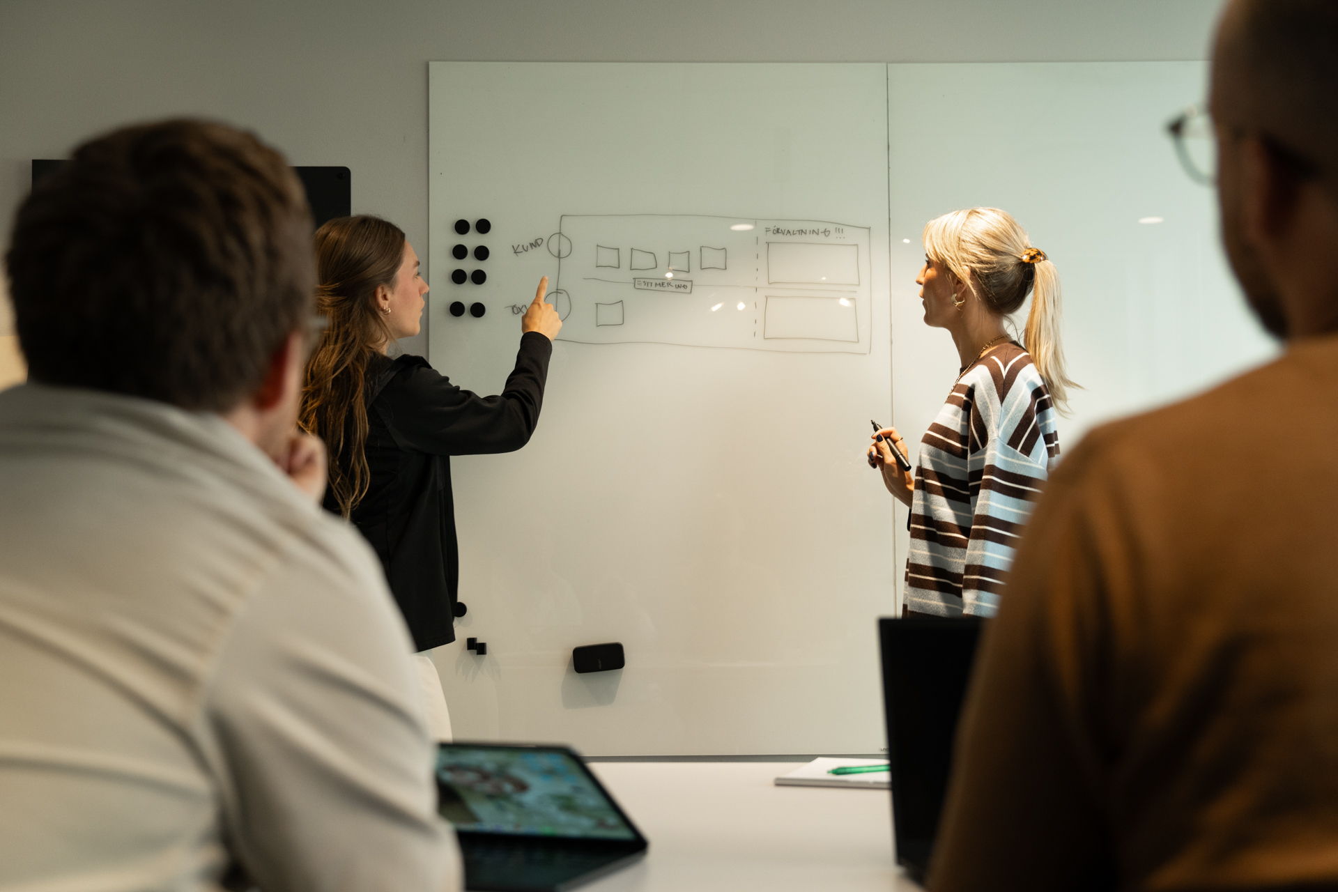 På Toxics kontor i Karlstad