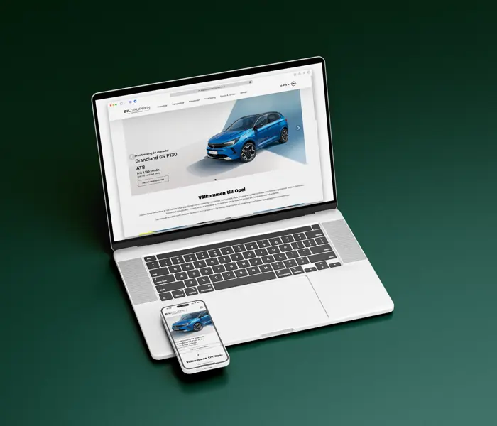 Mockup Med Laptop Och Mobil