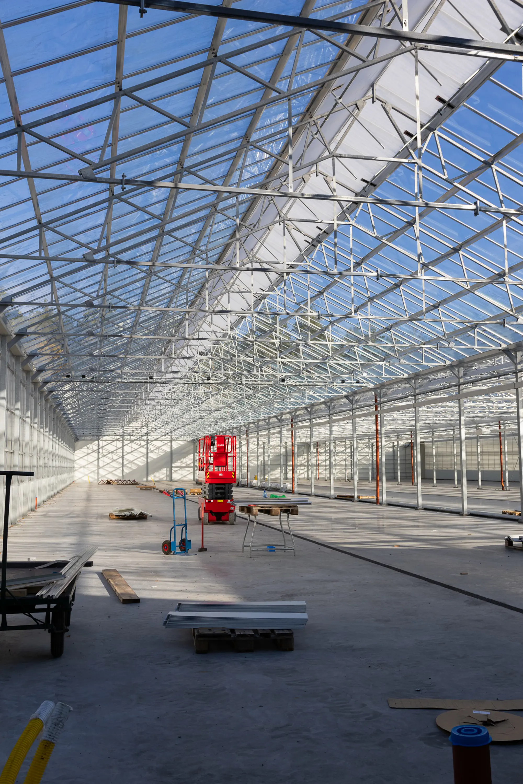 Svegros helautomatiserade växthus på 4000 kvadratmeter.