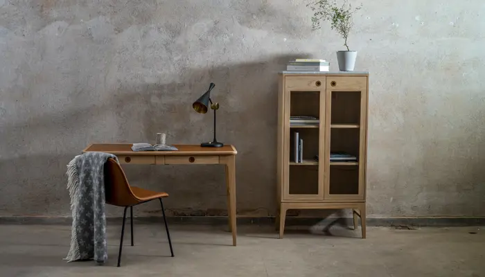 Hollviken Skrivbord Skap Miljo 1