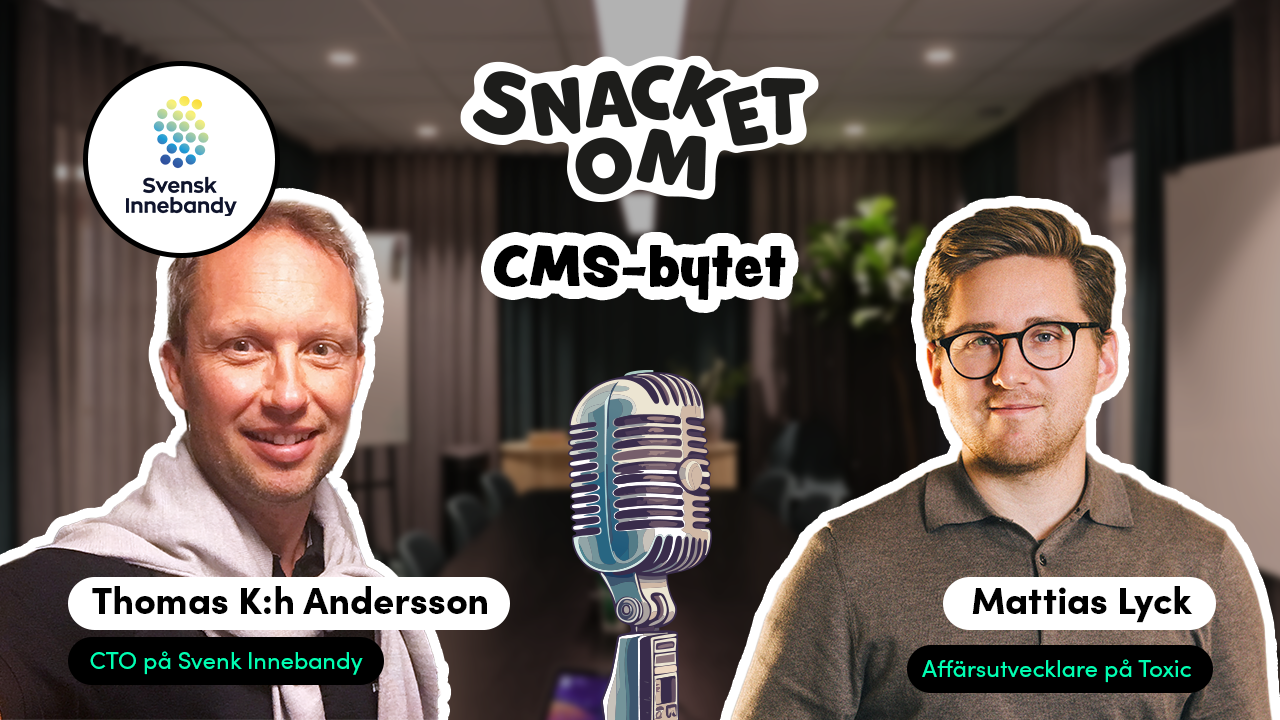 Snacket Om CMS Bytet Liggande