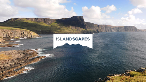 Islandscapes hemsida med fonten 'Open Sans'